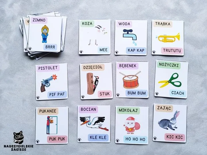 Naśladowanie dźwięków z dziećmi