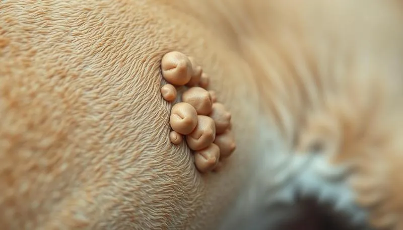 Usuwanie brodawek u psa